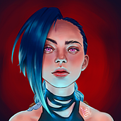 Mi Proyecto del curso: Iluminación y color para retratos digitales en Photoshop . Traditional illustration, Digital Illustration, and Digital Painting project by noe - 12.30.2021
