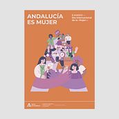 Andalucía es mujer - Campaña 8M. Un proyecto de Motion Graphics, Ilustración tradicional y Diseño gráfico de Bee Comunicación - 08.03.2022