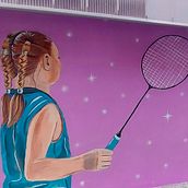 Mural en el colegio San salvador . Ilustrasi tradisional proyek oleh Eva Casais - 02.01.2022