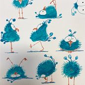 Mon projet du cours : Techniques d’illustration pour débloquer votre créativité. Traditional illustration, Fine Arts, Painting, Creativit, Creating with Kids, Sketchbook, and Design project by Rosine - 03.09.2022