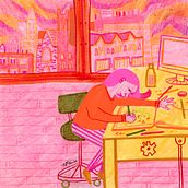 Heather Miller | Art Director + Illustrator behind H Miller Ink | Exploratory Sketchbook Final Project. Traditional illustration, Sketching, Creativit, Drawing, Watercolor Painting, Sketchbook, and Gouache Painting project by Heather | H Miller Ink | Illustrator + Art Director - 03.09.2022