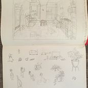 My project for course: Creative Sketching: Fill Your Illustrations with Life and Detail. Traditional illustration, Sketching, Pencil Drawing, Drawing, Watercolor Painting, Sketchbook & Ink Illustration project by Data Rocks - 03.10.2022