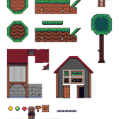 Mi Proyecto del curso: Creación de escenarios pixel art para videojuegos. 2D Animation, 3D Animation, Video Games, Pixel Art, Game Design, and Game Development project by Jean Piere Cruz Cam - 03.10.2022