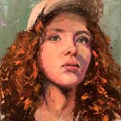 Mein Kursprojekt: Moderne Porträtmalerei mit Ölfarben. Painting, Oil Painting, Traditional illustration, and Fine Arts project by Gabi Hörsting - 03.08.2022