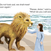 My project for course: Introduction to Children’s Illustration "Voyage of the Dawn Treader". Traditional illustration, Fine Arts, Painting, Pencil Drawing, Drawing, Watercolor Painting, Children's Illustration, and Narrative project by Jeanette P - 03.02.2022