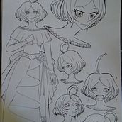My project for course: The Art of Manga: Drawing Unique Characters. Character Design, Pencil Drawing, Drawing, Ink Illustration, and Manga project by Anh Moreen C. Cusi - 03.10.2022