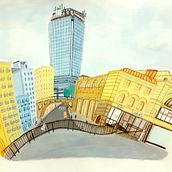Mon projet du cours : Sketchbook de peintures à la gouache. Un proyecto de Ilustración tradicional, Bocetado, Dibujo, Ilustración arquitectónica, Sketchbook y Pintura gouache de Céline Daniel - 10.03.2022