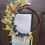 My project for course: Wreath Creation with Dried Flowers . Design, Design interior, Arhitectură peisagistică, DIY, Design floral și de plante și Design textil de oana_stroia - 03.08.2022