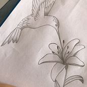 Meu projeto do curso: Introdução à tatuagem. Un proyecto de Ilustración tradicional, Diseño de tatuajes e Ilustración botánica de Yanka Levinsk - 08.03.2022