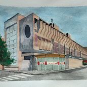 My project for course: Architectural Sketching with Watercolor and Ink . % nkurdiani tarafından hazırlanan Eskiz çizimi, Çizim, Sulubo, a Resim, Mimari İllüstras, on, Eskiz defteri, Mürekkep İllüstras, Ve onu projesi - 03.06.2022