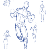 Mi Proyecto del curso: Ilustración para cómics: anatomía de un superhéroe. Traditional illustration, Character Design, Comic, Pencil Drawing, and Figure Drawing project by manuel zamora abril - 03.10.2022