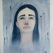 Mi Proyecto del curso:  Retratos expresivos en acuarela. Un proyecto de Ilustración tradicional, Bellas Artes, Pintura, Pintura a la acuarela y Dibujo de Retrato de samantha marilu romero pacheco - 15.08.2021