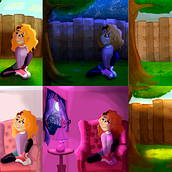 Mi Proyecto del curso: Principios de iluminación para pintura digital. Un progetto di Illustrazione tradizionale, Illustrazione digitale e Pittura digitale di Anahí Georgina Contreras Díaz - 10.03.2022