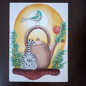 Mi Proyecto del curso: Técnicas de ilustración con acuarela y gouache. Un projet de Illustration traditionnelle, Beaux Arts, Peinture, Aquarelle, Illustration jeunesse , et Peinture gouache de Mariella Carbajal - 10.03.2022