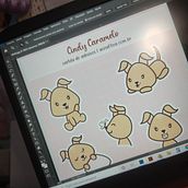 Meu projeto do curso: Ilustração kawaii: crie personagens adoráveis . Ilustrasi tradisional, Desain Karakter, Dan Manga proyek oleh Mery Pelacine - 03.10.2022