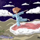 Ella vuela libre. Un projet de Illustration traditionnelle de Javier Ruiz Anglada - 01.01.2022