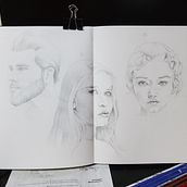 KayBiden: Portrait Sketchbooking: Explore the Human Face . % kaybiden tarafından hazırlanan Eskiz çizimi, Çizim, Portre Çizimi, Sanatsal Çizim, Ve Eskiz defteri projesi - 03.11.2022