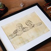 Retratos a lápiz madrid. Un proyecto de Dibujo de Retrato, Dibujo realista y Dibujo a lápiz de Enrique de las Cuevas - 12.03.2022