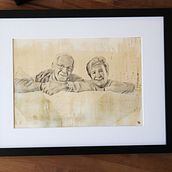 Retratos a lápiz. pareja mayor.. Un proyecto de Dibujo de Retrato, Dibujo a lápiz y Dibujo realista de Enrique de las Cuevas - 12.03.2022
