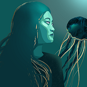 Illustration - thème marin. Un proyecto de Ilustración tradicional de Laura Elen - 12.03.2022