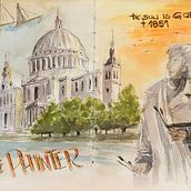 My project for course: Artistic Watercolor Sketching: Dare to Express Your Ideas. Traditional illustration, Sketching, Creativit, Drawing, Watercolor Painting, and Sketchbook project by Romana Černá - 03.12.2022