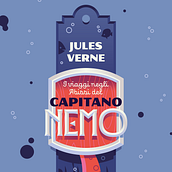 I viaggi negli abissi del Capitano Nemo. Un progetto di Lettering, H, lettering, Illustrazione tradizionale, Illustrazione vettoriale, Design editoriale, Illustrazione editoriale e Tipografia di Typophrenic (Valentina Casali) - 12.03.2022