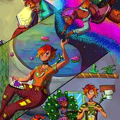 Mi Proyecto del curso: Ilustración digital con influencia manga. Un proyecto de Ilustración tradicional, Cómic, Ilustración digital, Stor, telling, Narrativa y Manga de shadownist - 12.03.2022