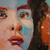 My project for course: Contemporary Oil Portraiture. Traditional illustration, Fine Arts, Painting, and Oil Painting project by Ruth Squitieri - 03.12.2022