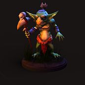 Conclusão de curso : INTRODUÇÃO AO ZBRUSH ,um curso de @luis_gayoso_vfx. Design, Ilustração tradicional, 3D Design, Design de personagens 3D, e Modelagem 3D projeto de Daniel Luiz - 13.03.2022