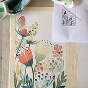 My project for course: Artistic Floral Watercolor: Connect with Nature. Traditional illustration, Painting, Watercolor Painting, and Botanical Illustration project by Giulia Luoni - 03.13.2022