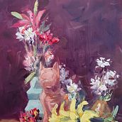My project for course: Oil Painting Techniques: Still Life on Paper  . % jenn_ho tarafından hazırlanan Güzel sanatlar, Tablo, Yağlıbo, Ve a Resim projesi - 03.13.2022