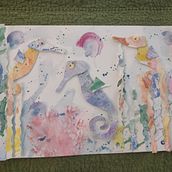 Creating Playful Watercolor Collage. Watercolor Painting project by Lori Lambelet - 03.13.2022