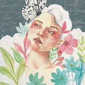 Mi Proyecto del curso: Retrato ilustrado en acuarela. Un proyecto de Ilustración tradicional, Bellas Artes, Pintura, Dibujo, Pintura a la acuarela, Dibujo de Retrato y Dibujo artístico de natalia_warrenp - 14.03.2022
