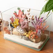 Leather aquarium. Arts, Crafts, and Character Design project by Freda Cheung - 03.14.2022