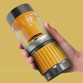 Dyson traveller espresso - Trabajo de fin de máster. Projekt z dziedziny Wzornictwo przemysłowe, Projektowanie produktowe, Sketching,  Modelowanie 3D,  Projektowanie 3D i Projektowanie produktu cyfrowego użytkownika antiabello - 14.03.2022