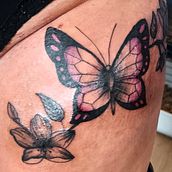 Mon projet du cours : Tatouage pour débutants. Tattoo Design project by Valerie Caseault - 03.14.2022