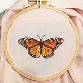 My project for course: Realistic Embroidery Techniques. Un proyecto de Ilustración tradicional, Bordado y Diseño textil de Anita Gorska - 14.03.2022