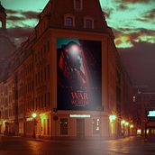Poster for the movie "War of the Worlds". Un proyecto de Diseño, Ilustración tradicional, Cine, vídeo, televisión, Collage, Diseño de carteles e Ilustración digital de Irina Sovetova - 14.03.2022