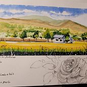 Mi Proyecto del curso: Cuaderno de viaje en acuarela. Traditional illustration, Watercolor Painting, Architectural Illustration, and Sketchbook project by miri_psp - 03.14.2022