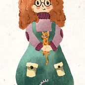 Mon projet du cours : Introduction à la création de personnages dans le style des cartoons. Un proyecto de Ilustración tradicional, Diseño de personajes y Dibujo de lidzsimpson - 13.03.2022