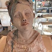 My project for course: Introduction to Clay Figurative Sculpture. Fine Arts, and Sculpture project by Linda - 03.15.2022