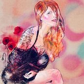 Il mio progetto del corso: Ritratto illustrato con Procreate. Traditional illustration, Vector Illustration, Digital Illustration, and Portrait Drawing project by Elide Eligar - 03.14.2022