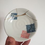 Meu projeto do curso: Introdução ao kintsugi: restaure suas cerâmicas com ouro. Un projet de Artisanat, Beaux Arts, Céramique , et DIY de Diana Soares - 15.03.2022