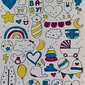 My project for course: Creative Doodling and Hand-Lettering for Beginners. Un progetto di Illustrazione tradizionale, Lettering, Disegno, H e lettering di ines_b - 15.03.2022