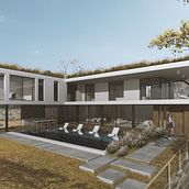 Mi Proyecto del curso: Técnicas de Matte Painting para ArchViz. Un proyecto de Retoque fotográfico, Fotografía digital, Arquitectura digital, Visualización arquitectónica, Fotomontaje y Matte Painting de Adriana Pestano - 15.03.2022