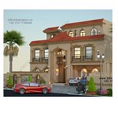 Top Architect with kanal Spanish design in Fazaia Housing scheme Islamabad Lahore. Architecture, 3D, Graphic Design, Interior Architecture & Interior Design project by Faisal Hassan Architect for Design - 12.26.2020