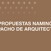 Propuestas Naming: Despacho de soluciones integrales (Arquitectura e Ingeniería) . Publicidade, Br, ing e Identidade, Consultoria criativa, Gestão de design, Naming, e Criatividade projeto de Arely Guzman - 15.03.2022