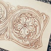 Leather Carving 2. Accessor, and Design project by Verônica Passos - 10.30.2021