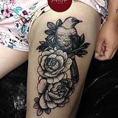 Mi Proyecto del curso: Técnicas de tatuaje blackwork con línea fina. Tattoo Design, Design, Vector Illustration, and Digital Illustration project by Guillermo Vargas - 04.10.2022
