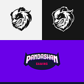 Pandashan Logo Gaming. Un progetto di Br, ing, Br e identit di Abraham Raj - 04.03.2022